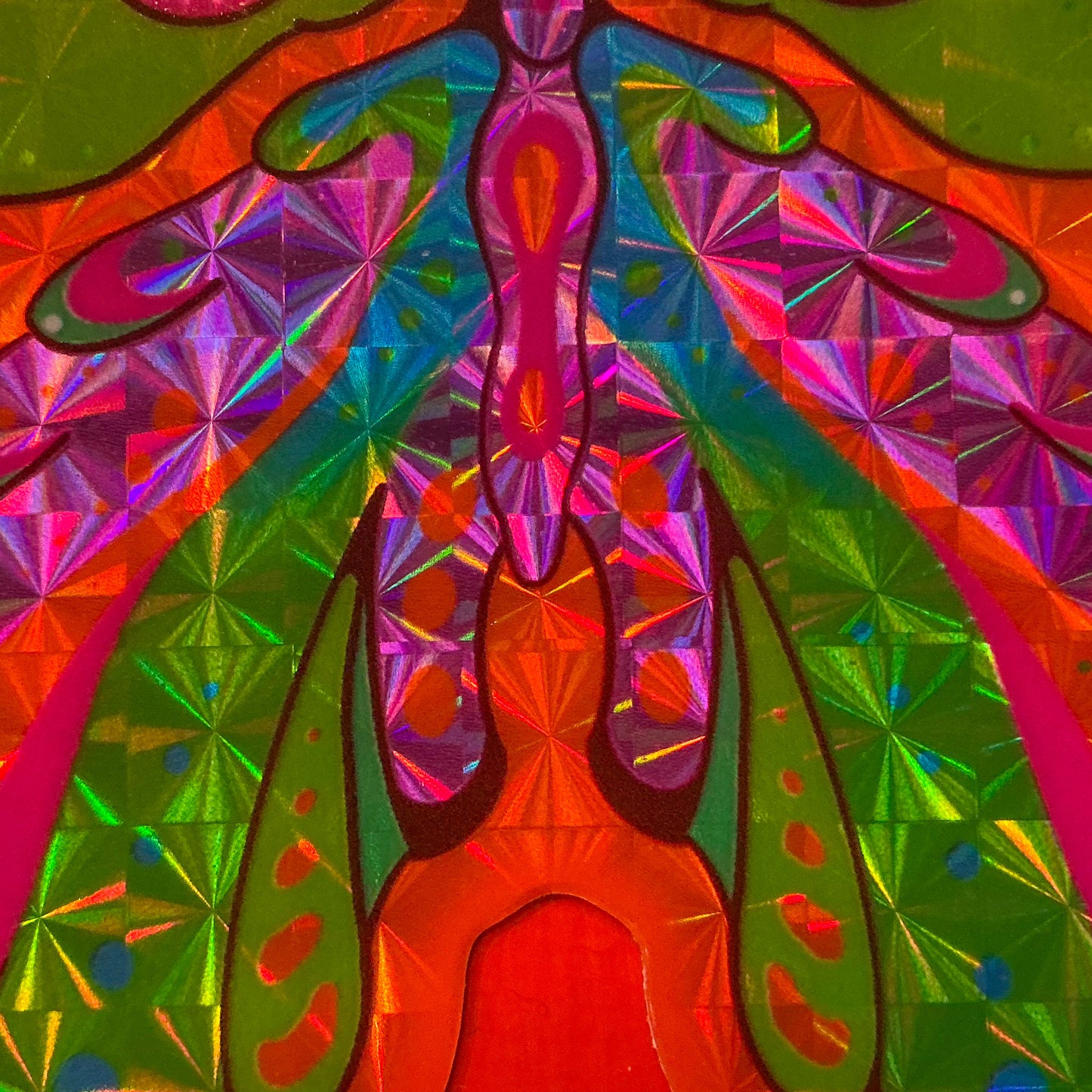 Funky Butterfly Sparkle Sticker