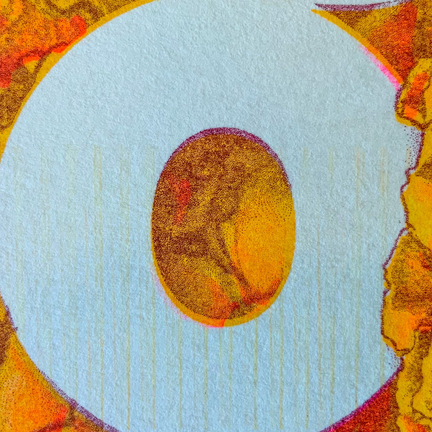 Marigold Riso Print