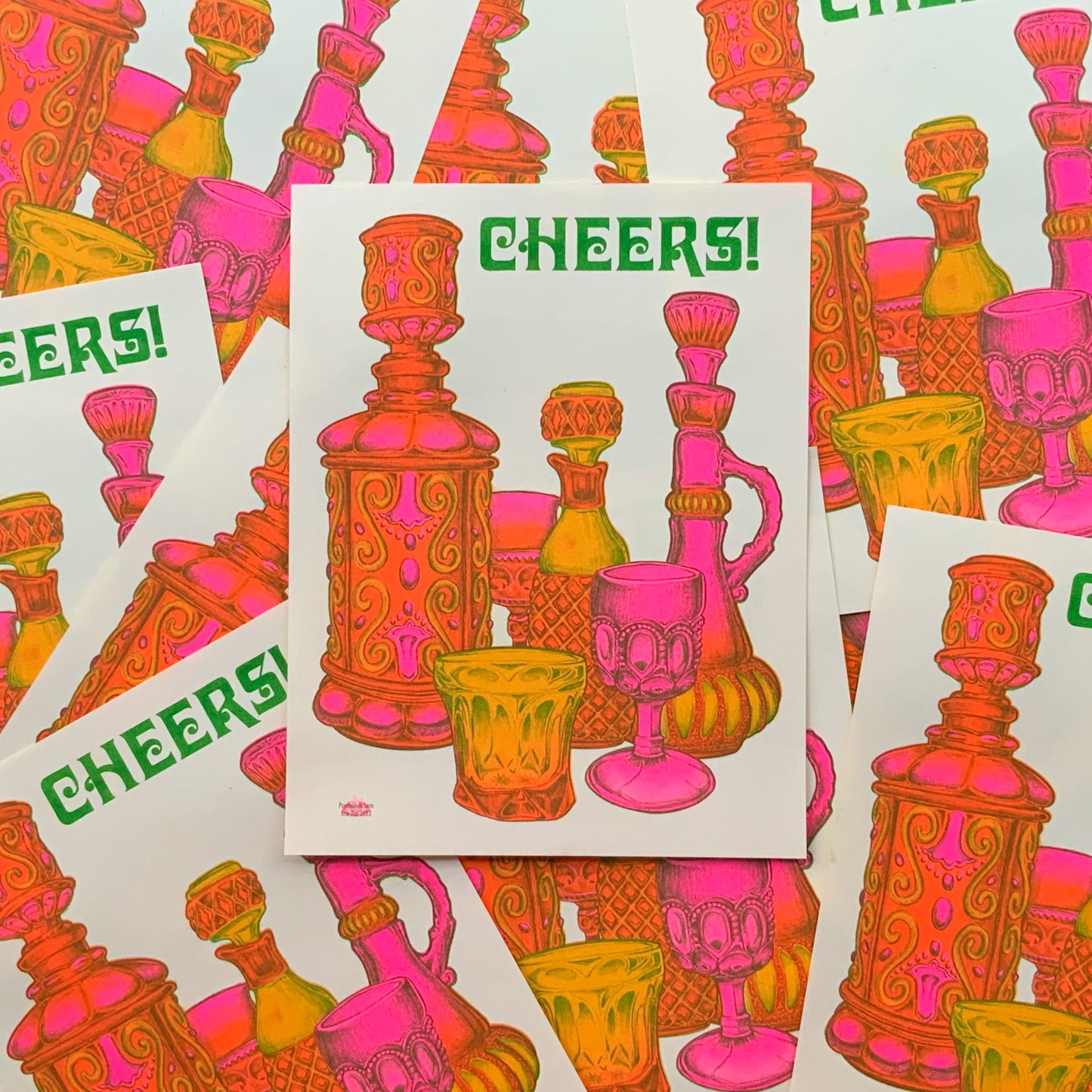 Cheers Riso Print