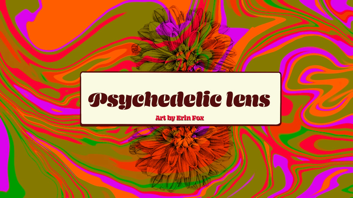 psychedelic lens filter