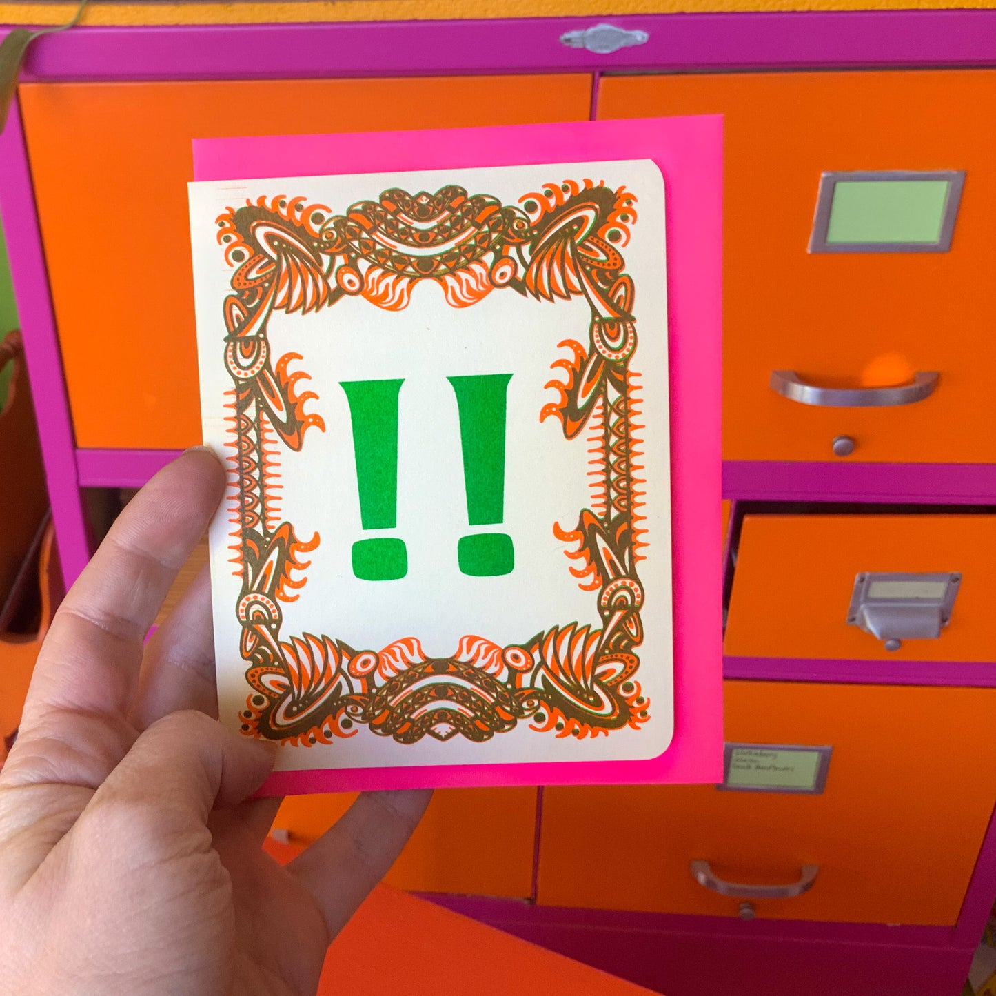 Wowzers Greeting card (Blank inside)