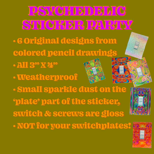 Psychedelic Sticker pack
