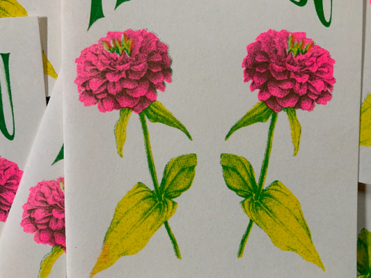 Floral Thank You Card