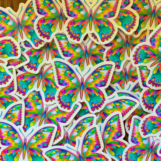 Butterfly sticker