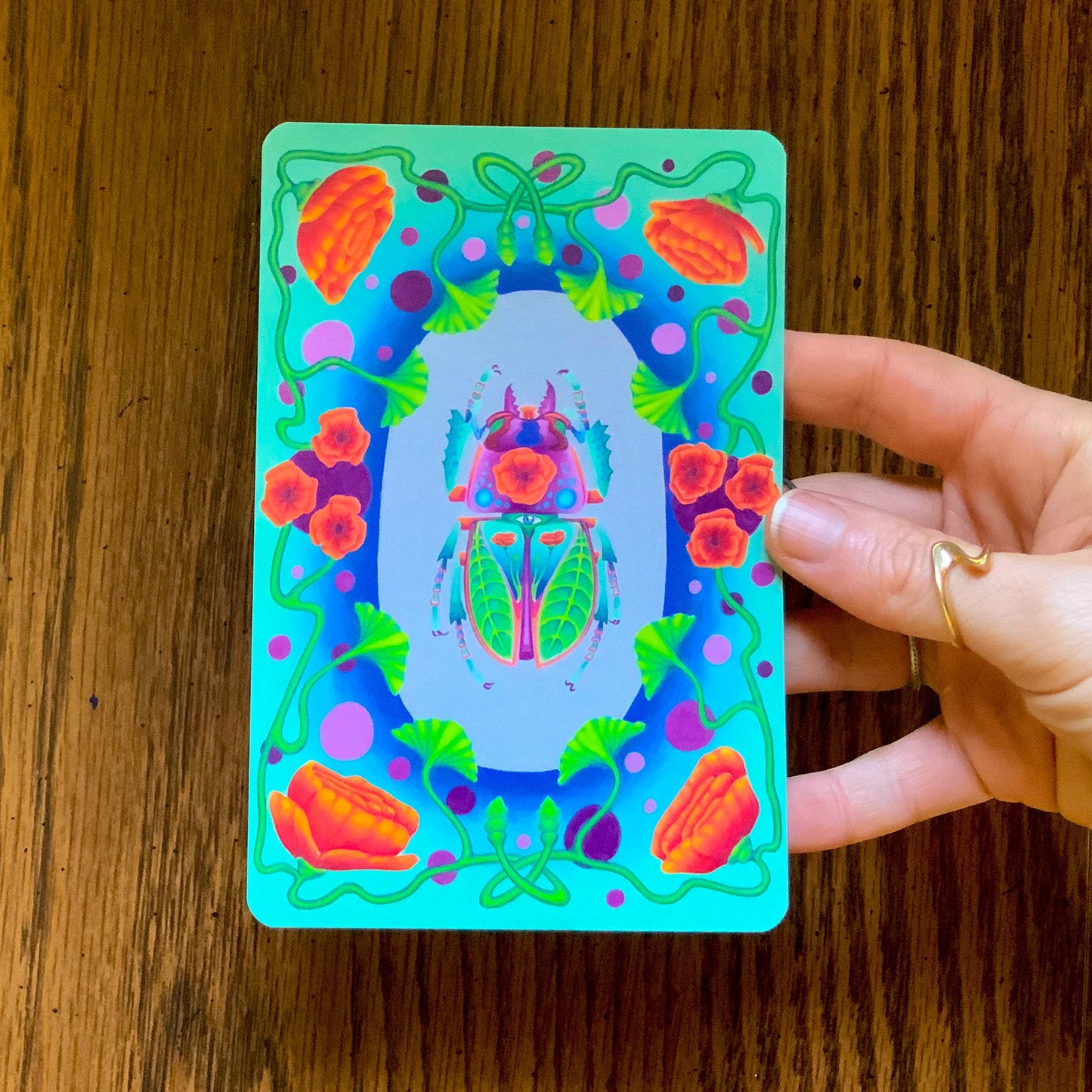 Illustrated Insect Botanical Postcard Pack