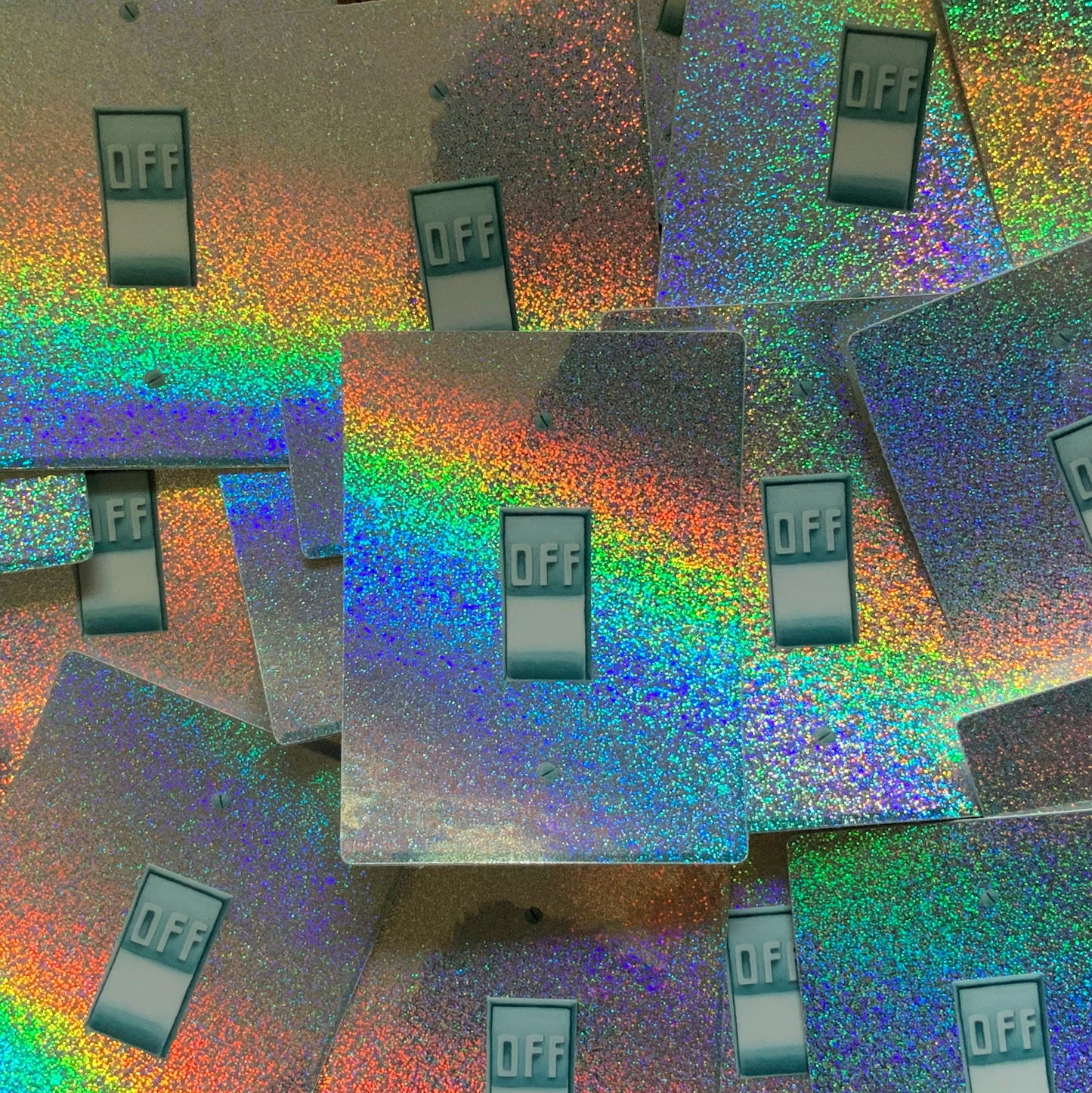 Sparkle off switch Sticker