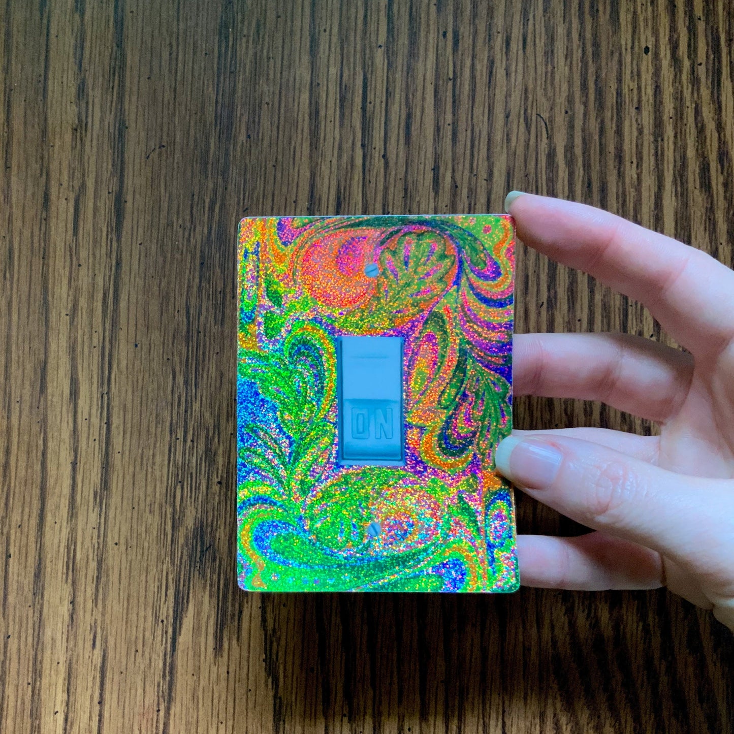 Psychedelic Sparkle ON Sticker, GROW