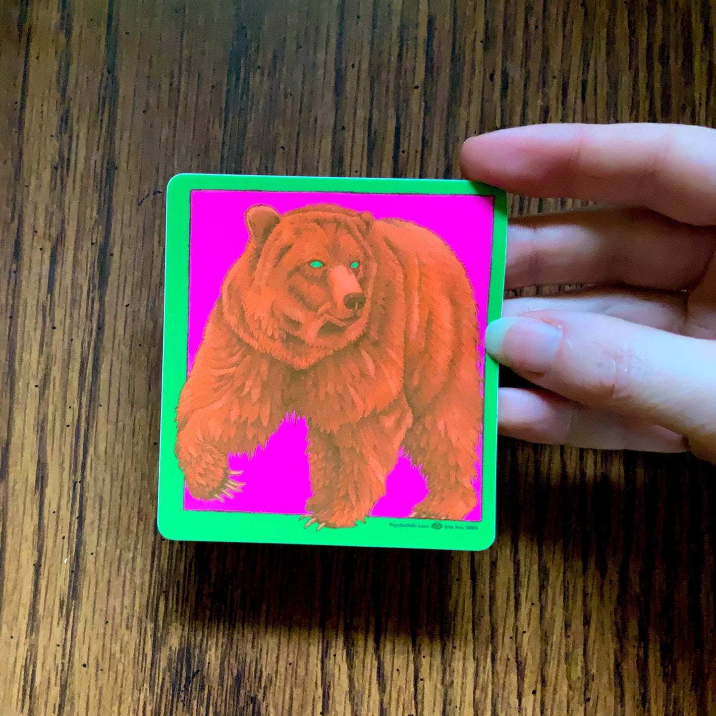 Bear sticker