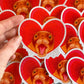 Seal pup love glitter sticker!