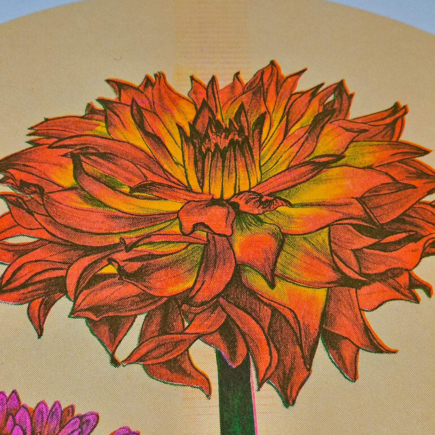 Magical Flower Riso Print