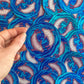 Swimming seals glitter sticker