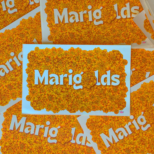 Marigold Riso Print