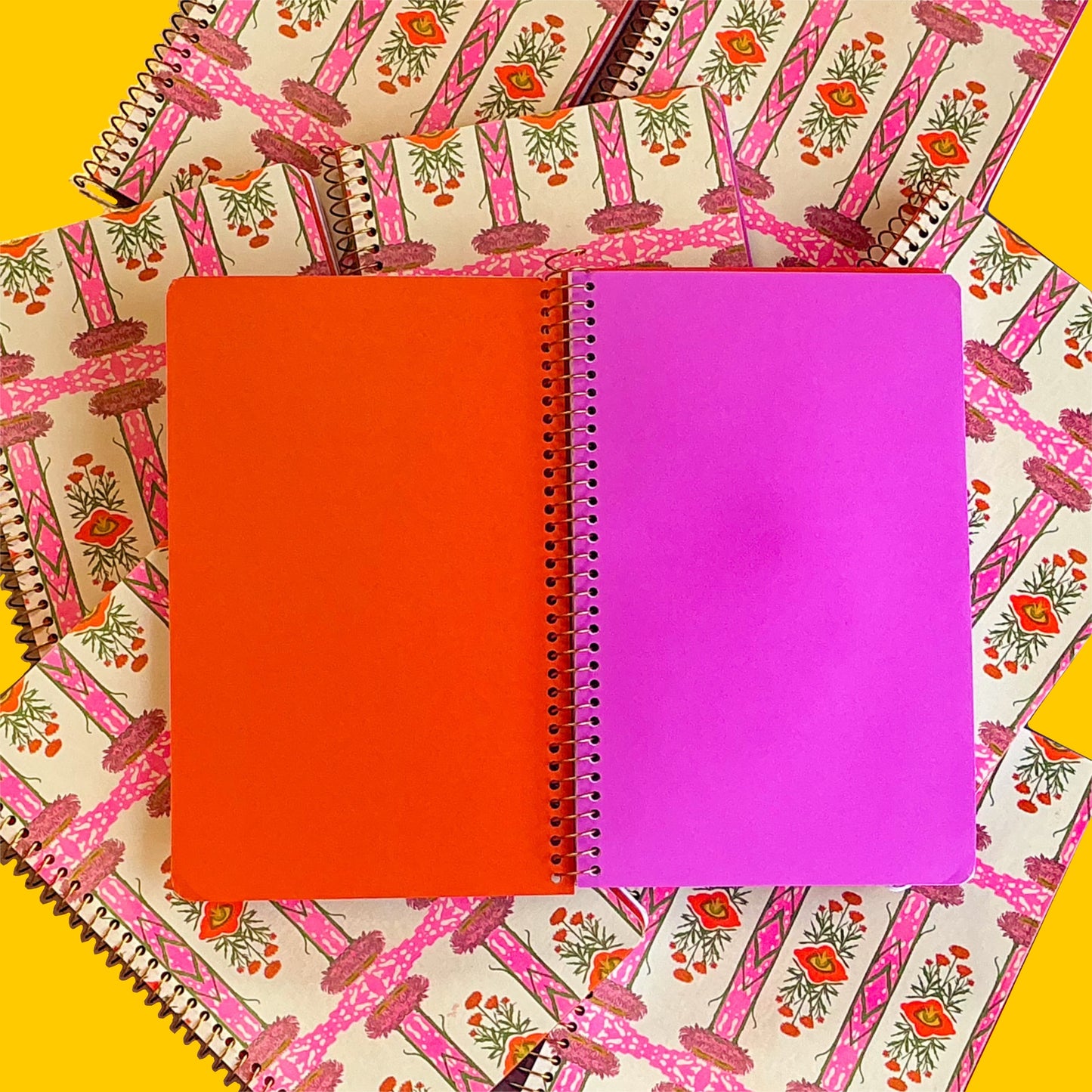 Spiral-bound, riso journal