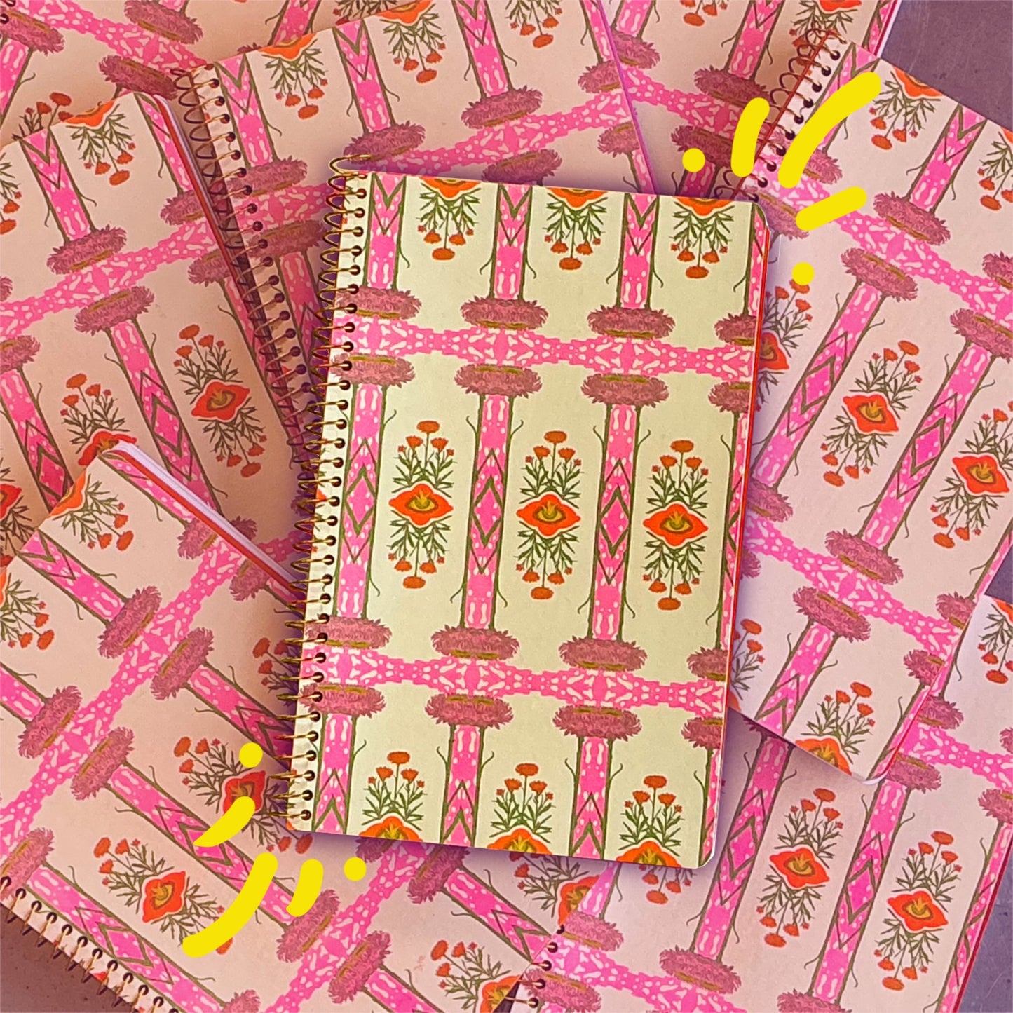 Spiral-bound, riso journal