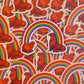 Rainbow Fur Seal Sticker