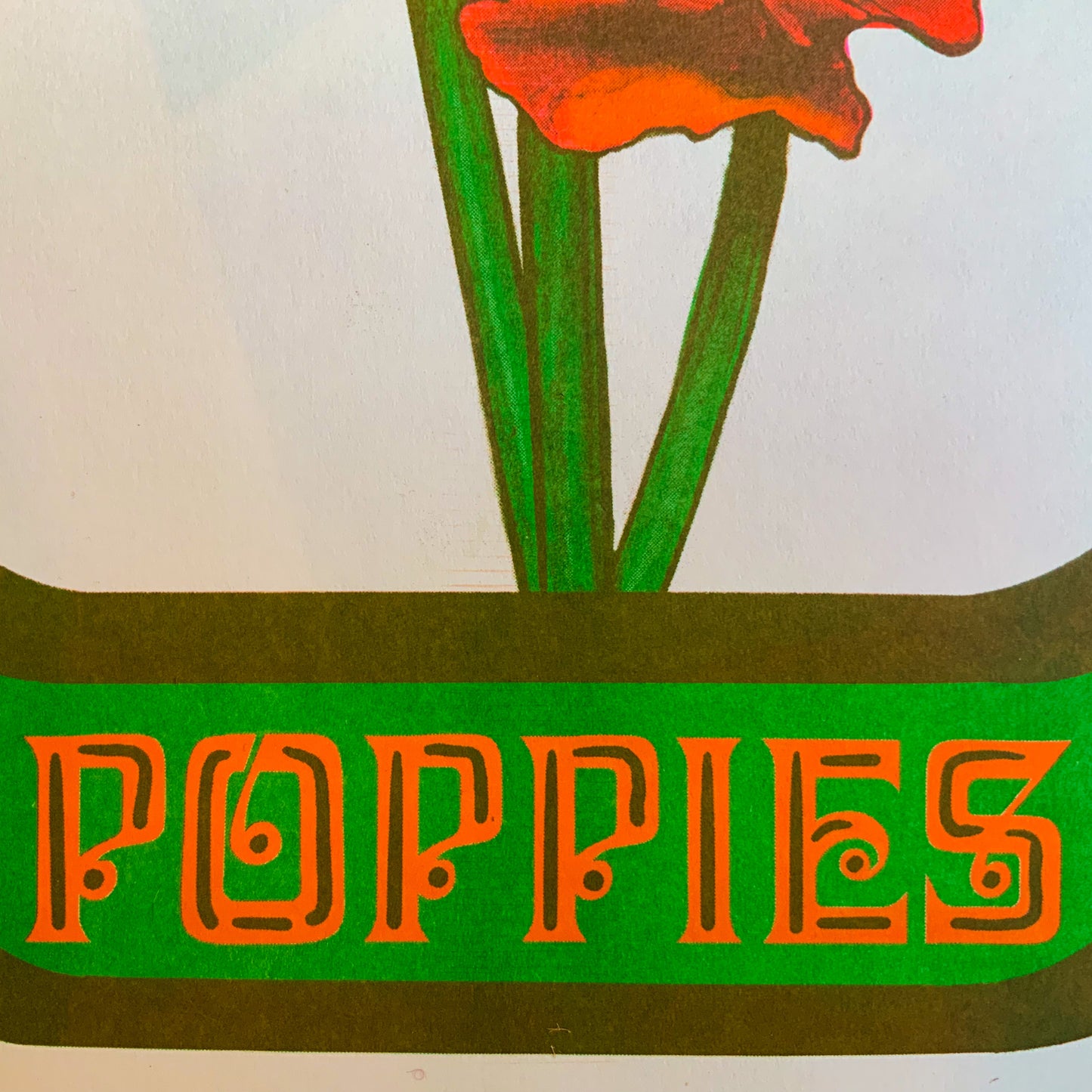 Original Poppy Riso Print