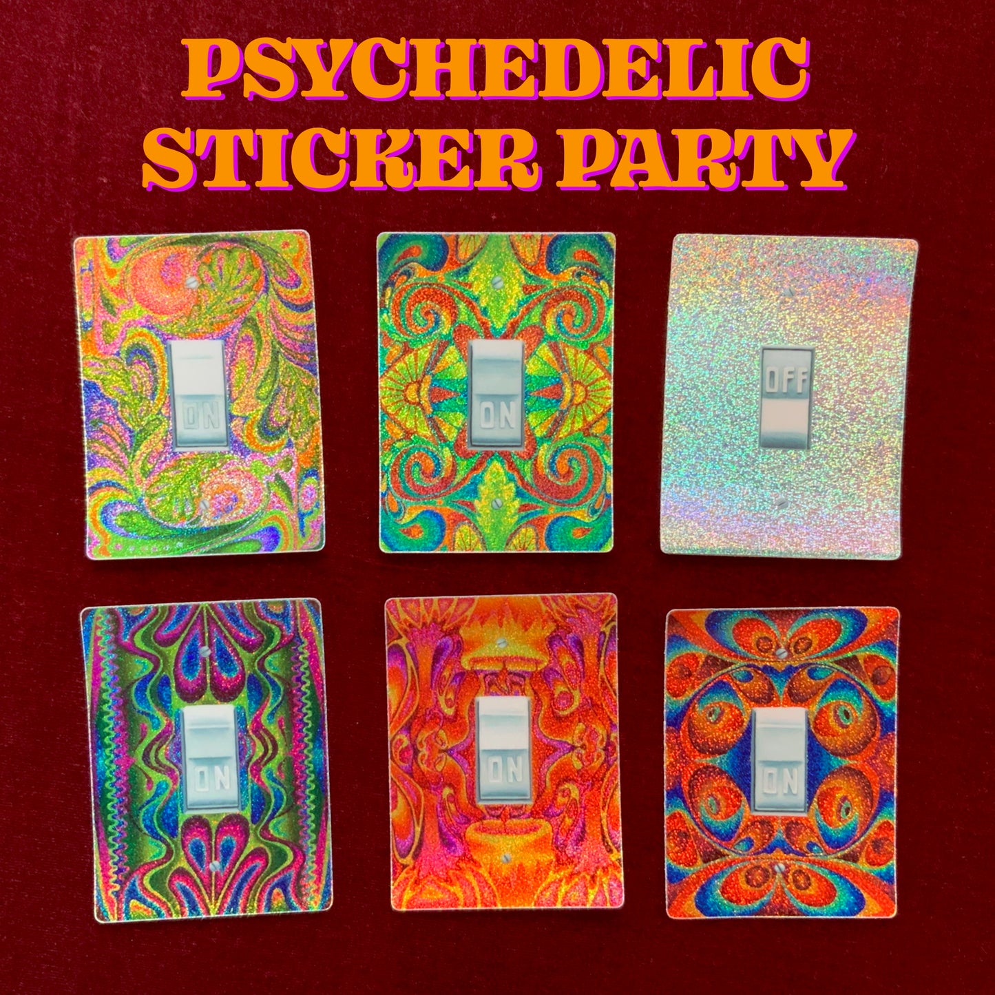 Psychedelic Sticker pack